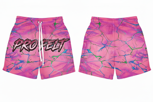 Pantalones Cortos Deportivos de Malla para Entrenamiento, Diseño Personalizado, Totalmente Estampados, Vintage, 100% Algodón, Unisex, Marca Privada OEM - Product Image 3