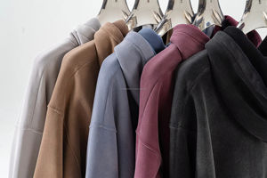 Sudaderas con Capucha Personalizadas para Hombre, Estilo Desgastado, Lavado Ácido, Bordadas, Talla Grande, Hombros Caídos, Lisas, Unisex - Product Image 3