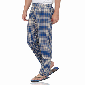 Pantalon de pyjama en flanelle à carreaux classiques pour hommes, taille plus, décontracté, chaud et élégant pour les nuits d'hiver - Product Image 4