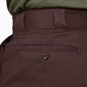 Pantalones de Trabajo Casuales para Hombre, Cintura Elástica, Corte Recto, Cintura Media, Cómodos, Duraderos, Ropa de Trabajo para el Día a Día - Product Image 4