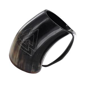 Jarra de cuerno natural Vikinga para beber vino o cerveza, tazas únicas perfectas para fiestas, bodas y otras celebraciones. 2026 - Product Image 5