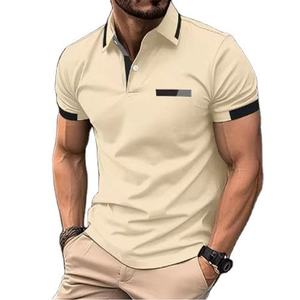 Nouveaux polos pour hommes de style tendance, sur mesure, couleur personnalisée disponible - Product Image 4