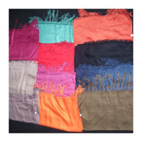 Écharpe en viscose de qualité supérieure, couleur unie, douce, légère, style pashmina, élégante et tendance, pour femmes et hommes