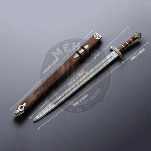 Espadas de Acero de Damasco de Primera Calidad al por Mayor, Espadas de Acero de Damasco con Logotipo Personalizado a Precio Económico - Product Image 4
