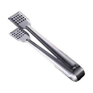 Pinces de cuisine en acier inoxydable poli miroir pour griller et servir, outil pour steak BBQ au design élégant - Product Image 3