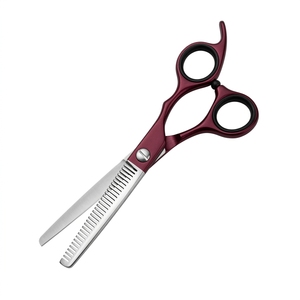 Ciseaux texturisants en acier inoxydable 440C pour la coiffure, avec manche ergonomique décalé, pour usage en salon - Product Image 1