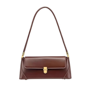 Sac à bandoulière noir style minimaliste avec fermeture éclair et fermoir, sangle unique 50-65cm, imperméable, toutes saisons - Product Image 3