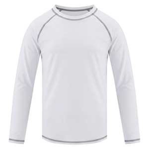 T-shirt à manches longues pour enfants Haipeng, nouvelle collection, sous-vêtement de printemps, coupe ajustée, finition enduite, style tendance, UPF50+ 100% - Product Image 2