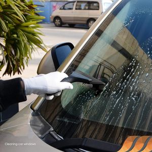 Spatola in gomma nera pura da 5 pollici per vetri auto, parabrezza, specchi, porte doccia e pulizia del bagno - Product Image 3