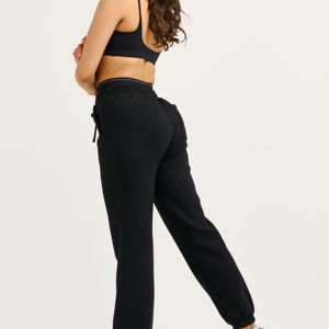 Pantalones Deportivos de Cintura Alta para Mujer, Corte Holgado y Ancho, Paneles Laterales de Malla, Secado Rápido, Ligeros - Product Image 3