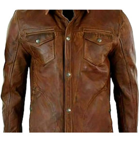 T-shirt en simili cuir pour homme, chemise en cuir brillant et doux à col rabattu, streetwear, chemise en cuir tendance pour homme - Product Image 6