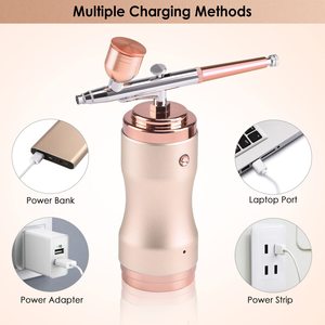 Kit aérographe sans fil rechargeable USB, pistolet de pulvérisation portable pour tatouage, maquillage des ongles, peinture, usage beauté - Product Image 5