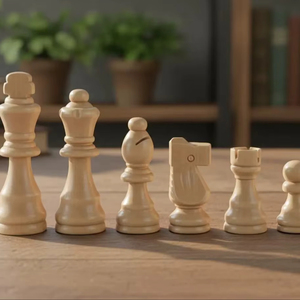 ILAHI's Eco-Friendly Rustic Polished Rectangle <b>Chess</b> <b>Board</b> Game 100% Handmade Pure Wood Animal/Love Style Customized Size <b>Chess</b> - Product Image 1