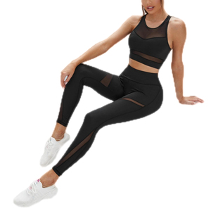 Conjuntos Deportivos de 2 Piezas para Mujer, Bra Deportivo y Leggings Sin Costuras, Ropa Deportiva para Yoga y Gimnasio - Product Image 1