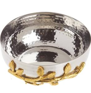 Nouvelle arrivée, bol à fruits design, fabriqué sur mesure, sculpté à la main, bol décoratif en métal doré pour servir les aliments - Product Image 6