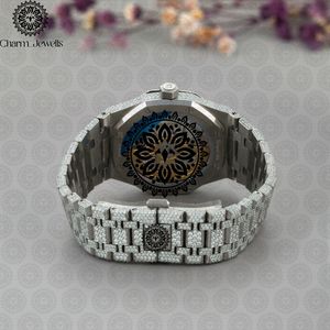 Reloj Charm Jewells de Lujo, Acero Inoxidable, 40 mm, Movimiento Mecánico Analógico, Fecha Automática, Luminoso, Cierre Plegable, Resistente al Agua 10 Bar - Product Image 2