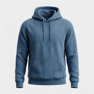 Sweat à capuche thermique surdimensionné pour homme, grande taille, en coton épais 100% avec logo personnalisé, effet vintage délavé, imprimé en molleton français, couleur personnalisée - Product Image 1