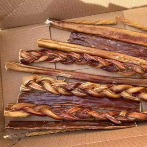 TIMELESS CRAFT - Barritas de Pene de Res Natural para Perros, Secas en Fábrica, Orgánicas, Sin Azúcar, Altas en Proteínas, Bajas en Grasas - Product Image 1