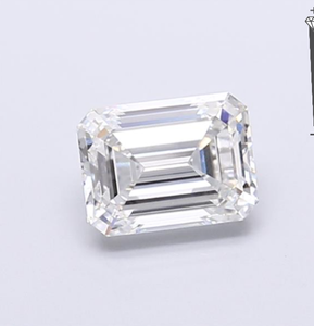 Diamante Cultivado en Laboratorio con Certificación IGI, Corte Esmeralda de 2.20 CT, Color E, Claridad IF, CVD LG 780618888 ROYAL GEMS para Joyería - Product Image 2