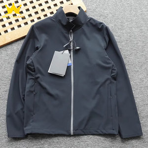 Breathable UV Protection Thin <strong>Smart</strong> Casual Safari <strong>Jacket</strong> with Zipper Stand Collar Solid Pattern - Product Image 3