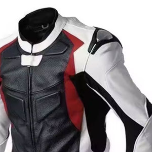 Chaqueta de Motociclismo para Hombre, Resistente y Protectora, para Motociclistas, Chaqueta de Motociclista con Estilo - Product Image 3