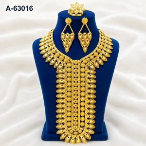 Conjunto de Collar de Oro y Plata de Moda, Joyería Tradicional India para Mujer A-63010 - Product Image 6