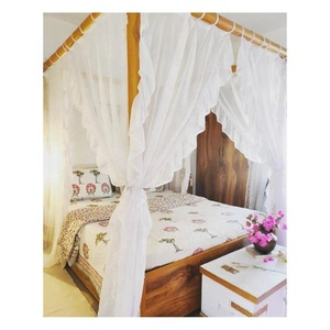 French Blackout Cotton Maiden Palace Style High <b>Curtains</b> for Skylight Living Room Bedroom Villa Customized <b>Bed</b> <b>Curtain</b> - Product Image 1