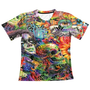 T-shirt pour homme à imprimé loup, manches courtes, col rond, séchage rapide, polyester, coupe classique, décontracté, impression photo - Product Image 6