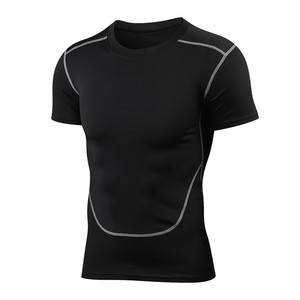 202 New Trending <b>Men's</b> Solid <b>Compression</b> <b>Shirts</b> Custom Colors & Logo Breathable Long Sleeve Eco-Friendly O-Neck Spandex for <b>men</b> - Product Image 1