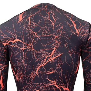 Chemises de compression pour hommes en polyester et élasthanne de haute qualité, sur mesure, couleur unie, pour la gym et le fitness. - Product Image 4