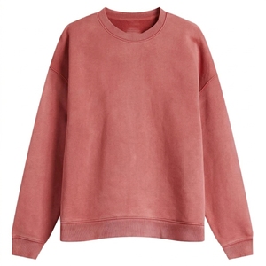เสื้อสเวตเชิ้ตผู้หญิงแขนยาวลำลอง ผ้าฝ้าย 100% บุขนด้านใน สไตล์สตรีทแฟชั่น สำหรับฤดูหนาว มีโลโก้ด้านหน้า - Product Image 5