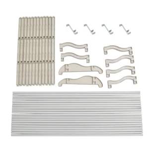Ensemble de 2 étagères à chaussures compactes en plastique blanc avec supports métalliques pour petits espaces - Product Image 4