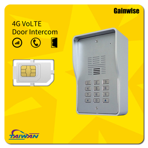 Interphone audio-vidéo sans fil 4G avec clavier pour appartement, contrôle de porte, interphone d'immeuble - Product Image 2