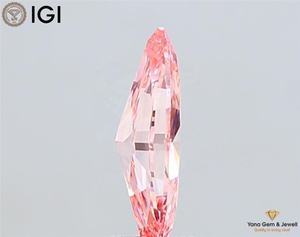 เพชร CVD ผลิตในห้องปฏิบัติการ 2.50 กะรัต ทรงมาร์ควิส ใบรับรอง IGI สีชมพูแฟนซีสดใส ความสะอาด VVS2 สำหรับจี้เพชรเม็ดเดี่ยวสุดหรู - Product Image 4
