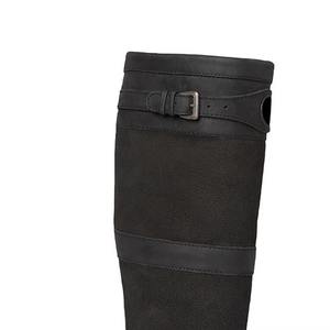 Botas de equitación de cuero genuino de la mejor calidad en color liso, productos ecuestres hechos a mano en Pakistán - Product Image 4