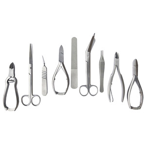 2026 New Arrival Product Beauty <b>Nail</b> Care Instruments Set Of 9 Pieces Stainless Steel Podiatry Instruments - Product Image 1