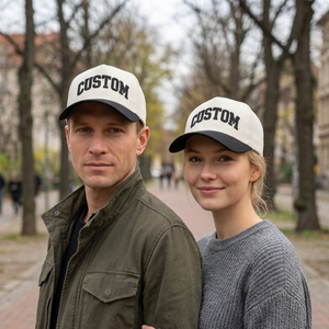 Gorras de Béisbol y Sombreros de 5 Paneles con Borde Negro, Bordado 3D Personalizado, Tela de Algodón, Estilo Urbano, para Hombre y Mujer, Venta al Por Mayor - Product Image 5
