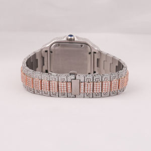 Custom top quality Lab Grown VVS diamond <b>watch</b> <b>Waterproof</b> 41mm full Iced Out Luxury Wholesale <b>watch</b> For <b>Men</b> - Product Image 3