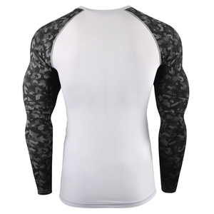 Proveedor Directo de Fábrica, Rashguard de MMA para Hombre, Personalizado, Simple, Liso, en Blanco, para Venta en Línea - Product Image 1
