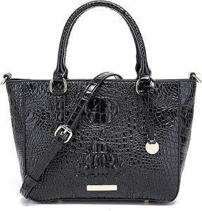 Sac fourre-tout de luxe pour femme en similicuir croco, sac à bandoulière tendance, sac de shopping et de travail, sac à main OEM en gros - Product Image 2