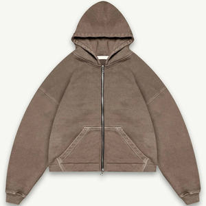Sudaderas con Capucha MOVETEXTILE Basics para Hombre, Sudaderas de Algodón Personalizadas para Fitness, Sudaderas Holgadas de Estilo Vintage para Hombre, Sudaderas con Hombros Caídos - Product Image 5