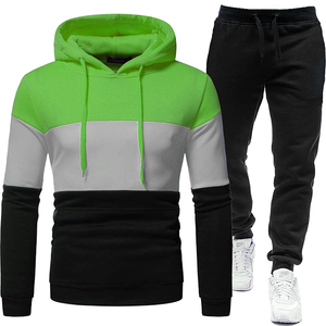 Ensemble de survêtement d'entraînement pour hommes, fabricant sur mesure, vêtements de sport confortables, sweat à capuche et pantalon de jogging, en gros - Product Image 5