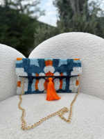Pochette Potli perlée artisanale de haute qualité avec broderie, idéale pour cadeau de mariage ou de fête, et accessoire de mode