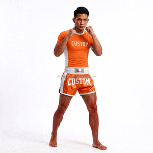 Conjunto de Pantalones Cortos de Muay Thai y Camiseta Deportiva para Artes Marciales Mixtas y Boxeo, al por Mayor - Product Image 6