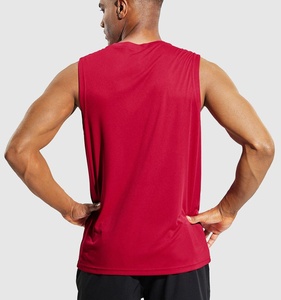 Men Workout Tank <b>Top</b> Sleeveless Fitness Shirt Breathable Sports Vest Summer Casual Gym Apparel Wholesale Supplier - Product Image 4