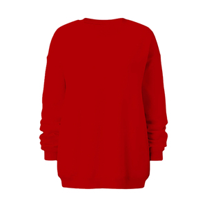 Sudadera Oversize para Mujer, Premium, de Algodón Grueso, Manga Larga, Cuello Redondo, Suave, Cálida, Informal, Estilo Urbano - Product Image 2