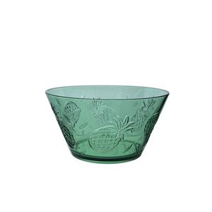 Bols de service en plastique acrylique design ananas - Product Image 1