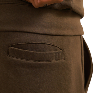 Pantalon en molleton et toile épaisse pour homme, coupe décontractée, taille élastique avec cordon de serrage, tricot doux, confortable et élégant - Product Image 2