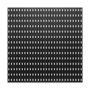 Kit di Organizzazione a Parete con 4 Pannelli in Plastica 11" X 11" Design Minimalista Accessori per Garage e Attrezzi - Product Image 1