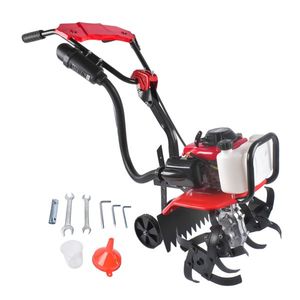 63CC 4 Stroke Gas Powered Handheld Rototiller for Lawn Garden Soil Cultivation - Product Image 1
